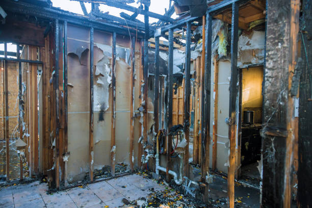 Professional Fire Damage Removal technician working in Lansdowne, VA